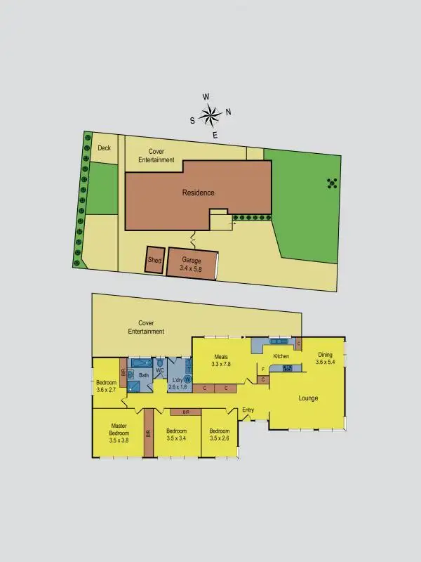 Floorplan of Homely house listing, 21 Hall Road, Gladstone Park VIC 3043