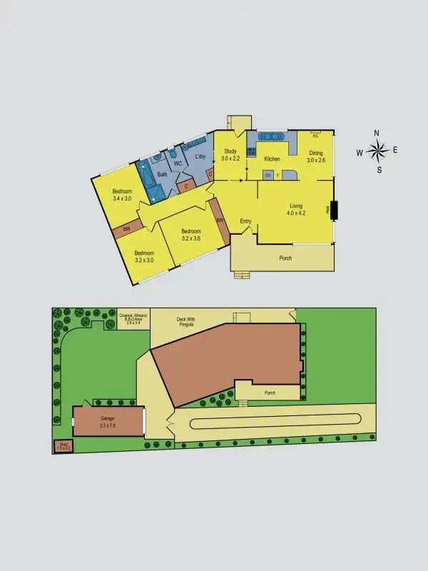 Floorplan of Homely house listing, 13 Wonganella Drive, Keilor East VIC 3033