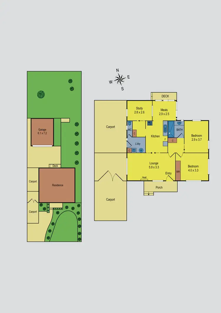 Floorplan of Homely house listing, 46 Marlborough Street, Fawkner VIC 3060