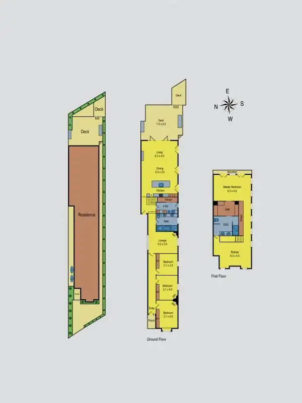Floorplan of Homely house listing, 6 Robinson Street, Moonee Ponds VIC 3039