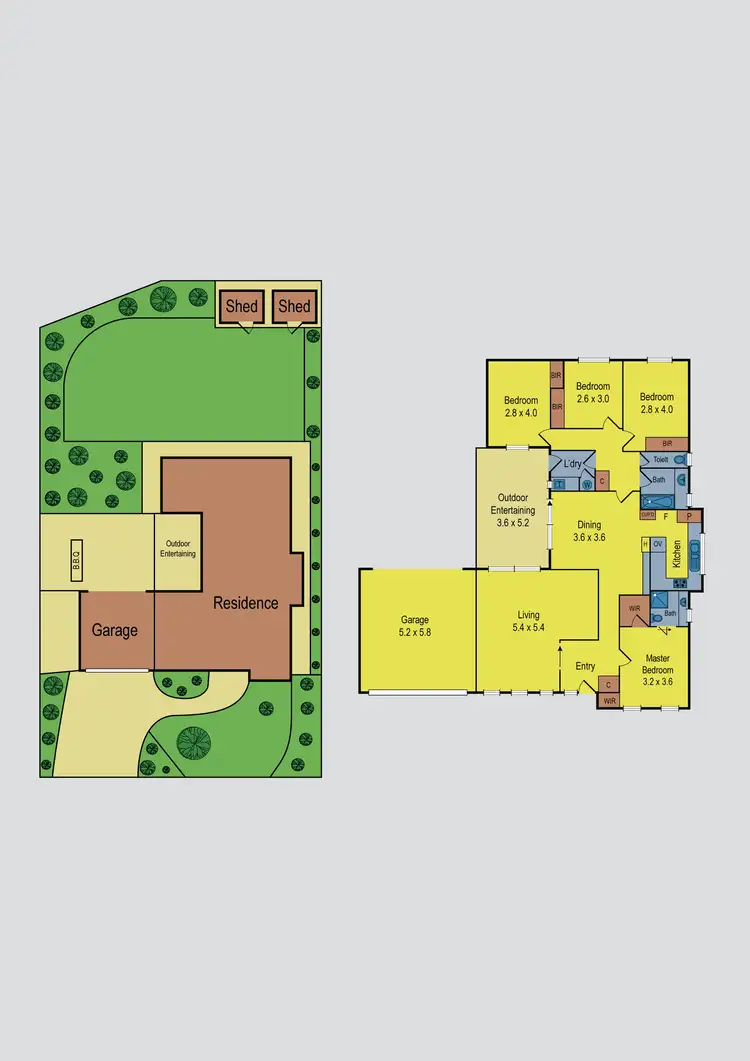 Floorplan of Homely house listing, 1 Hotchkiss Way, Keilor Downs VIC 3038