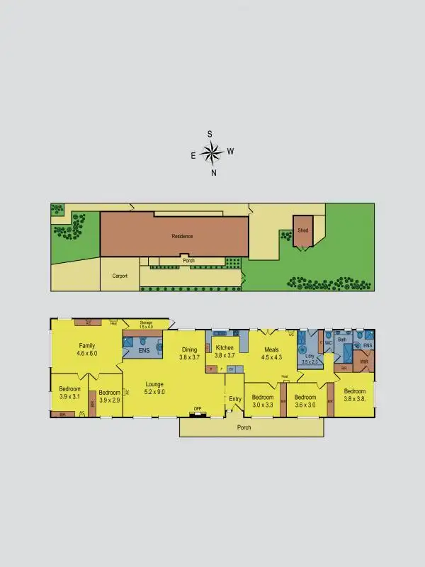 Floorplan of Homely house listing, 64 Anderson Road, Sunbury VIC 3429