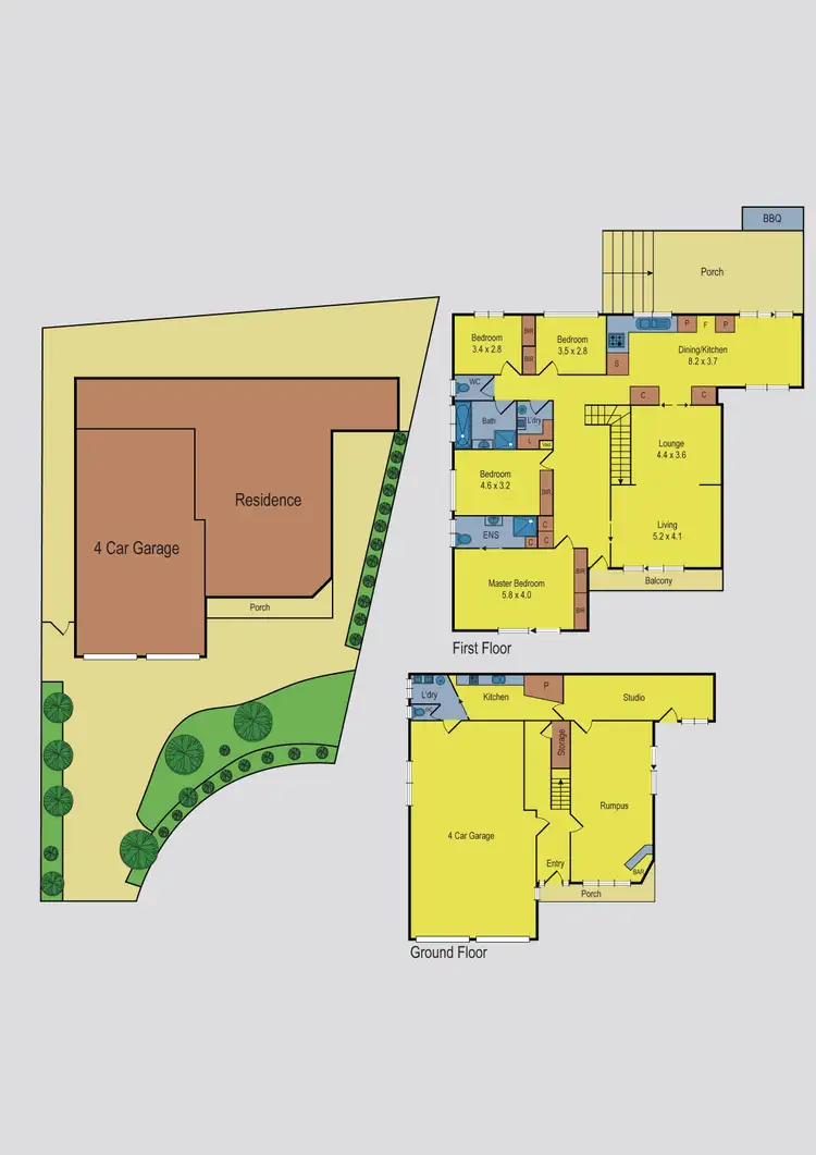 Floorplan of Homely house listing, 3 Bramcote Drive, Westmeadows VIC 3049