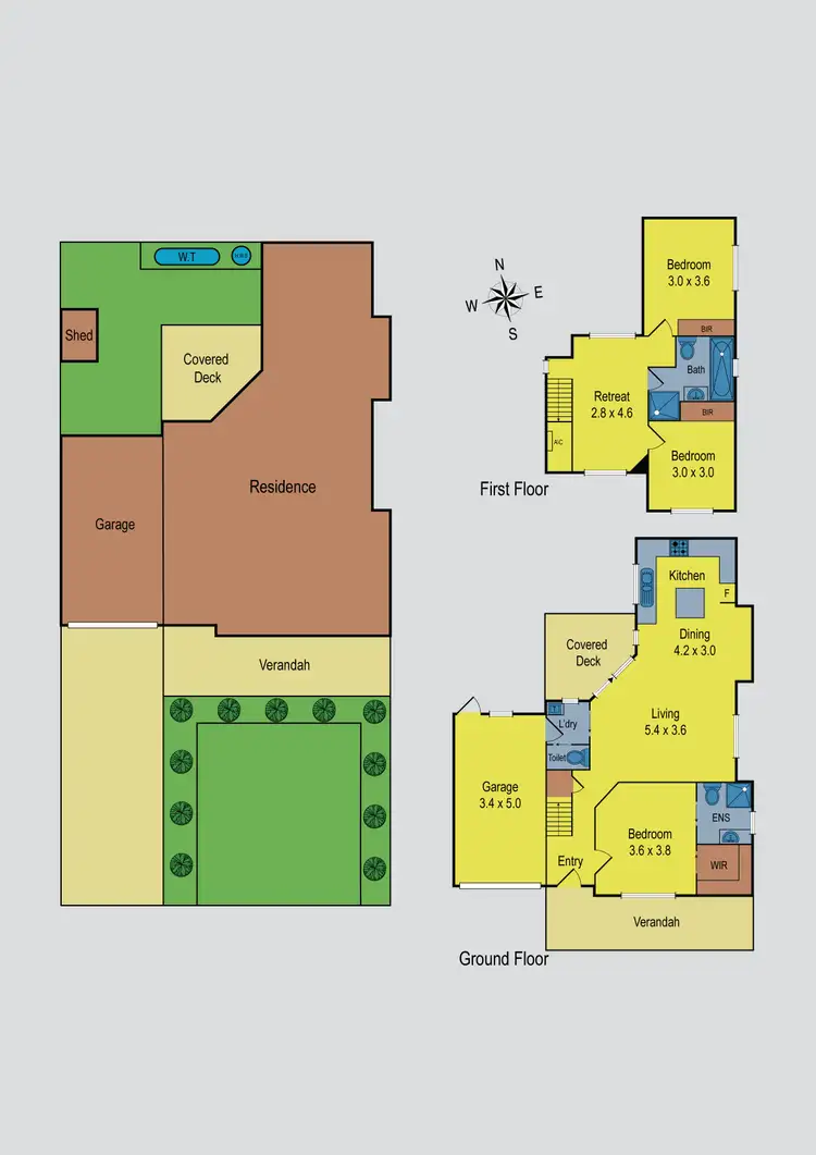 Floorplan of Homely townhouse listing, 1/80 Hawker Street, Airport West VIC 3042