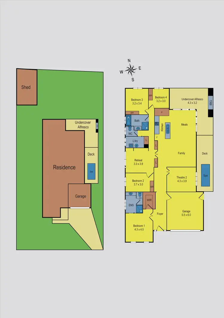 Floorplan of Homely house listing, 44 Vancleve Crescent, Gisborne VIC 3437