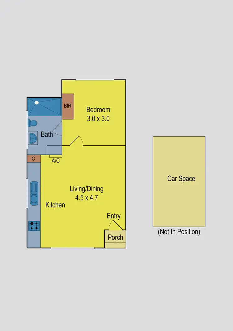 Floorplan of Homely unit listing, 4/221 Hope Street, Brunswick West VIC 3055