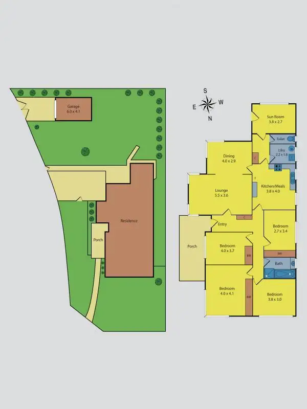 Floorplan of Homely house listing, 53 Hayes Road, Strathmore VIC 3041