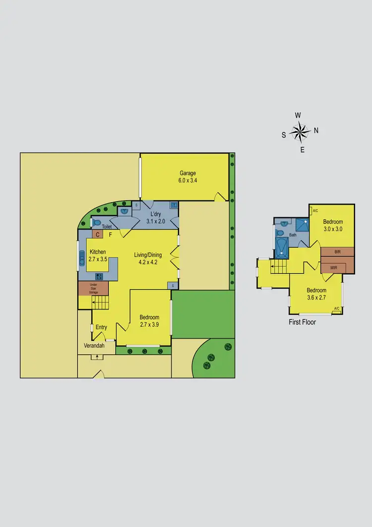 Floorplan of Homely townhouse listing, 9A Methven Street, Coburg VIC 3058