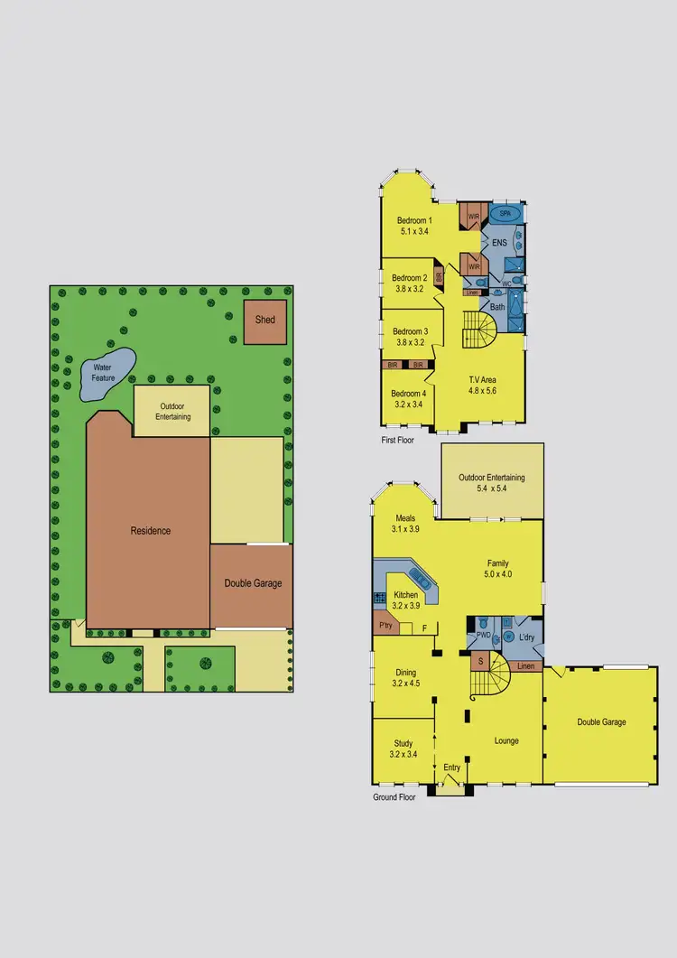 Floorplan of Homely house listing, 6 Cotteridge Place, Caroline Springs VIC 3023