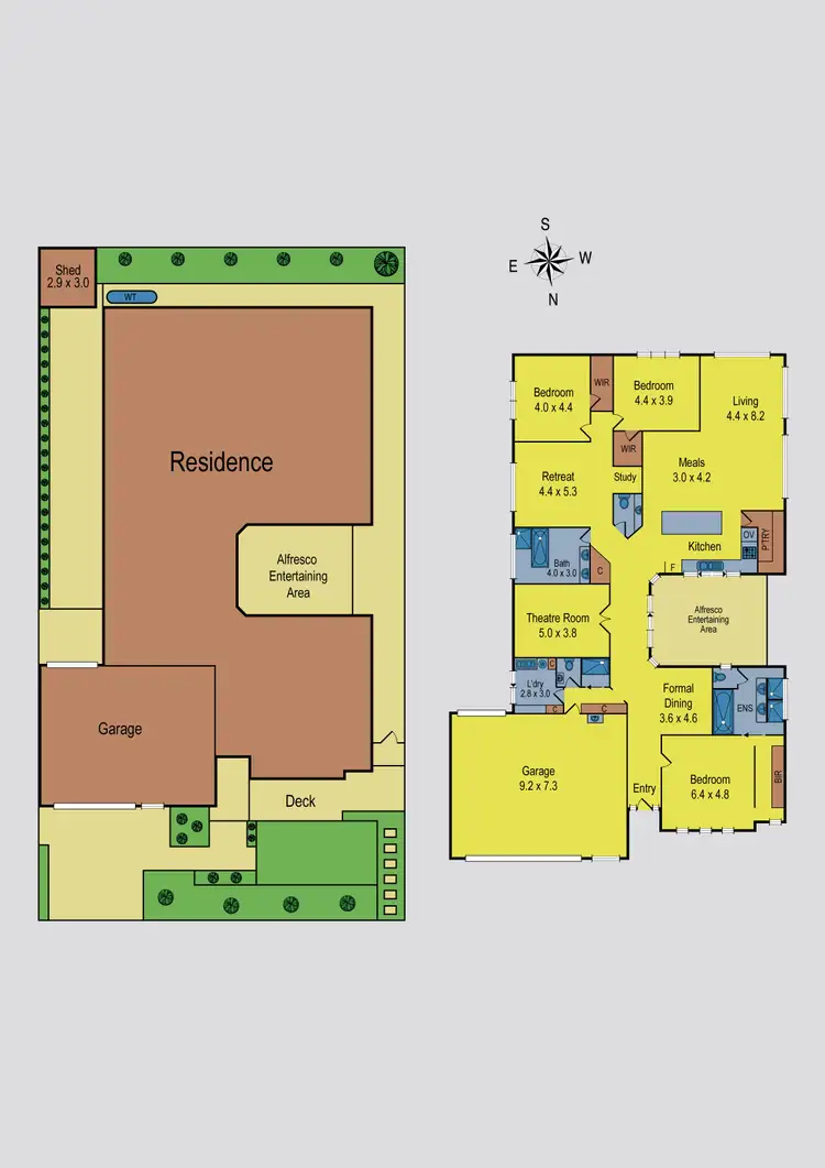 Floorplan of Homely house listing, 4 Bronte Way, Taylors Hill VIC 3037