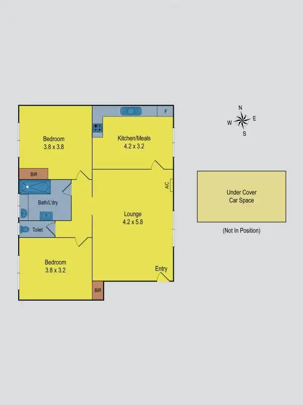 Floorplan of Homely apartment listing, 6/48-50 Evans Street, Moonee Ponds VIC 3039