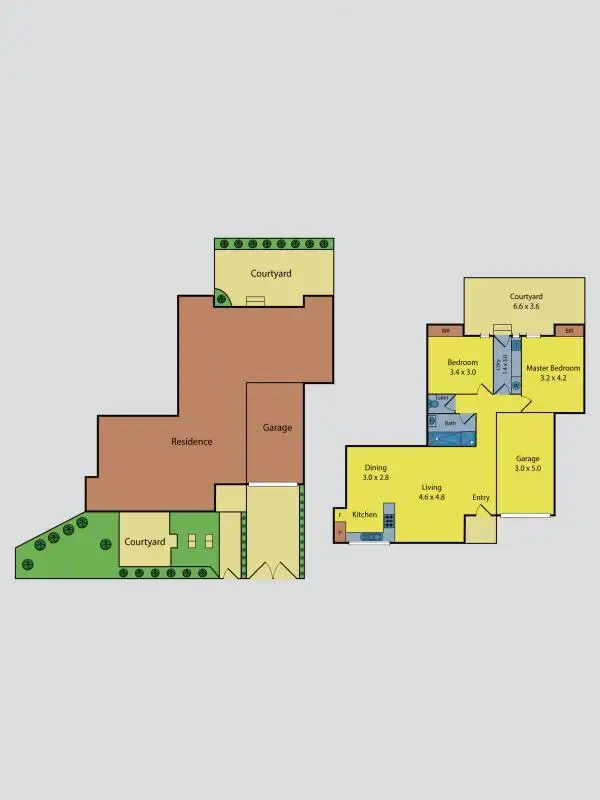 Floorplan of Homely unit listing, 4/972 Mt Alexander Road, Essendon VIC 3040