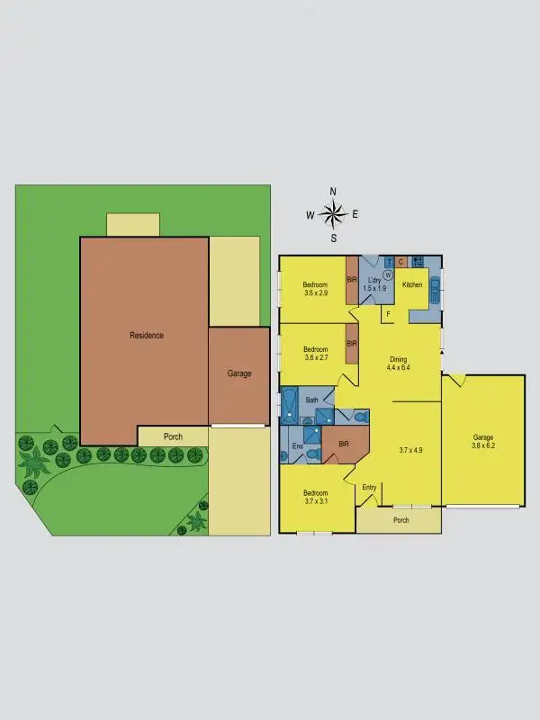 Floorplan of Homely house listing, 20 Keith Avenue, Sunbury VIC 3429