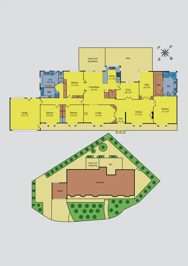 Floorplan of Homely house listing, 24 Yellow Gum Boulevard, Sunbury VIC 3429