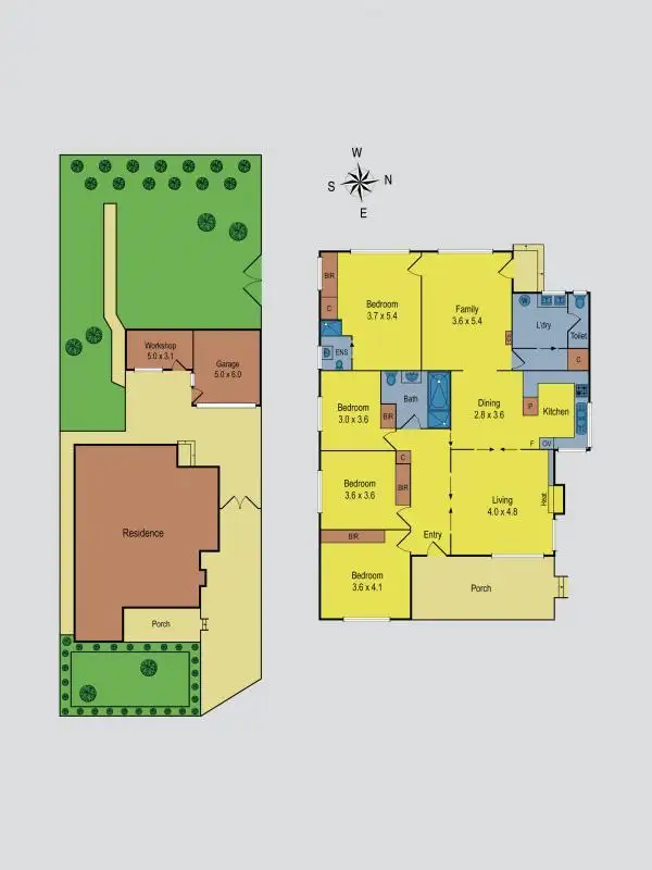 Floorplan of Homely house listing, 25 Francis Street, Hadfield VIC 3046