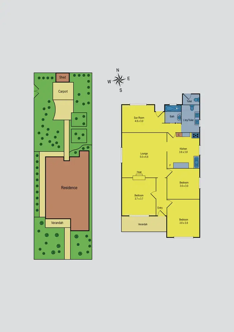 Floorplan of Homely house listing, 184 Maribyrnong Road, Moonee Ponds VIC 3039