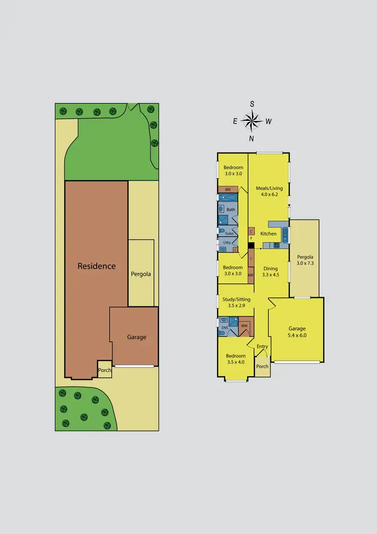 Floorplan of Homely house listing, 117 O'Hea Street, Coburg VIC 3058