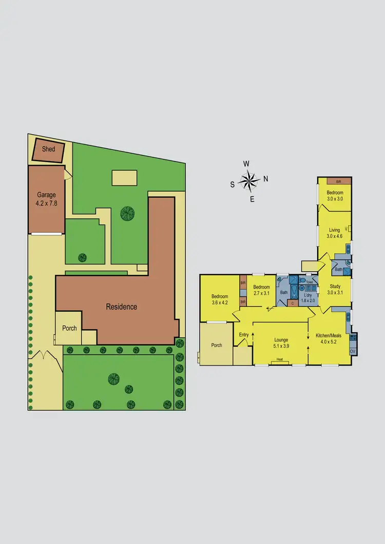 Floorplan of Homely house listing, 1 Baird Street, Fawkner VIC 3060