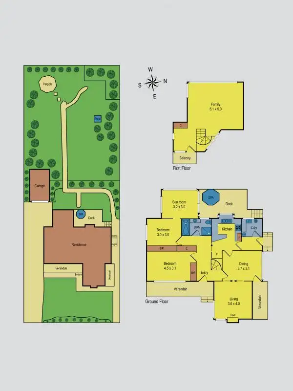 Floorplan of Homely house listing, 5 Hamilton Street, Niddrie VIC 3042