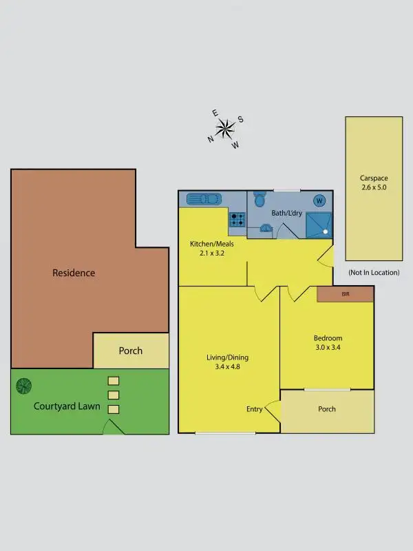 Floorplan of Homely apartment listing, 2/164 Leamington Street, Reservoir VIC 3073
