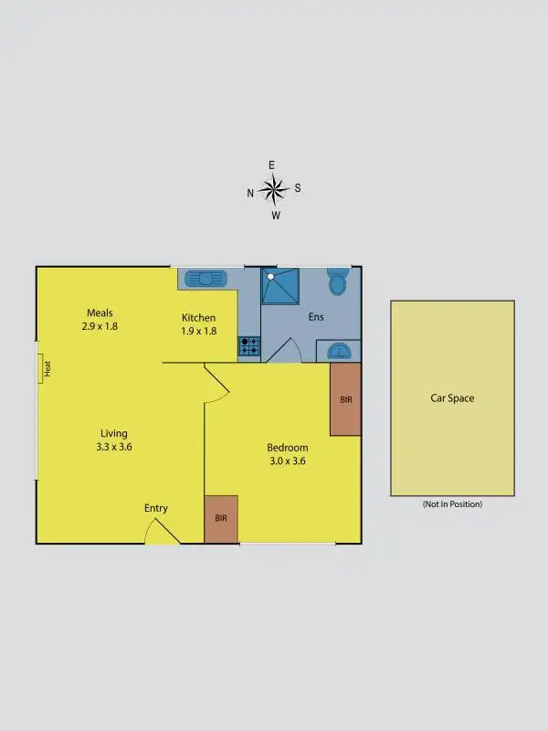 Floorplan of Homely apartment listing, 1/120 Primrose Street, Essendon VIC 3040