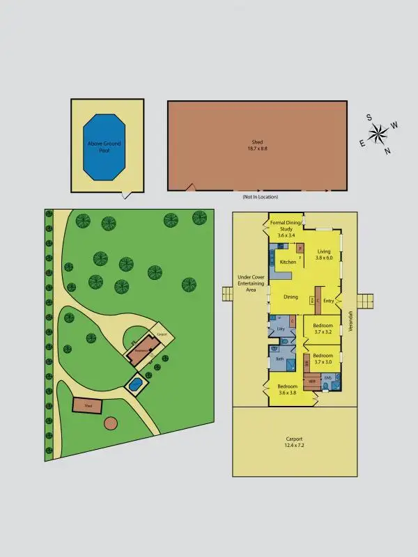 Floorplan of Homely house listing, 245 Bulla-Diggers Rest Road, Diggers Rest VIC 3427