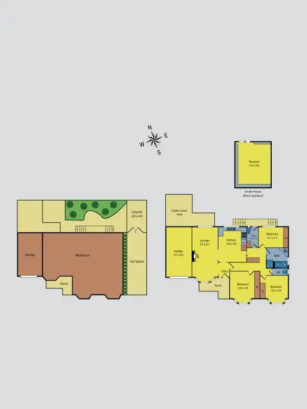 Floorplan of Homely unit listing, 3/60-62 Brook Street, Sunbury VIC 3429