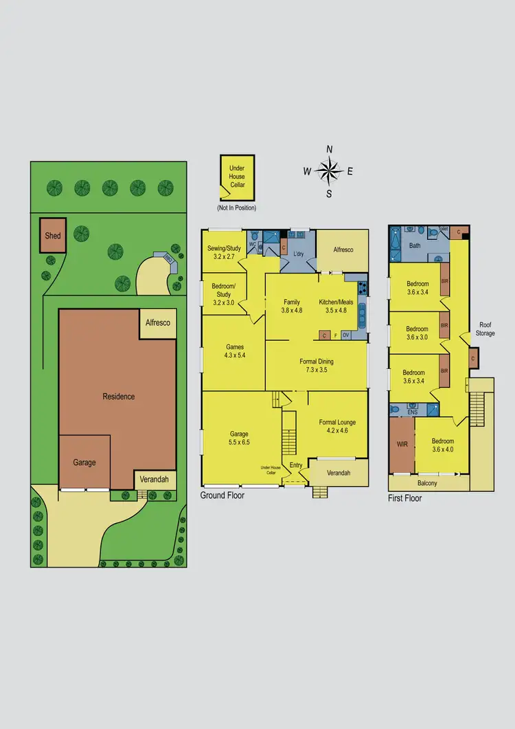 Floorplan of Homely house listing, 10 Magnolia Street, Oak Park VIC 3046