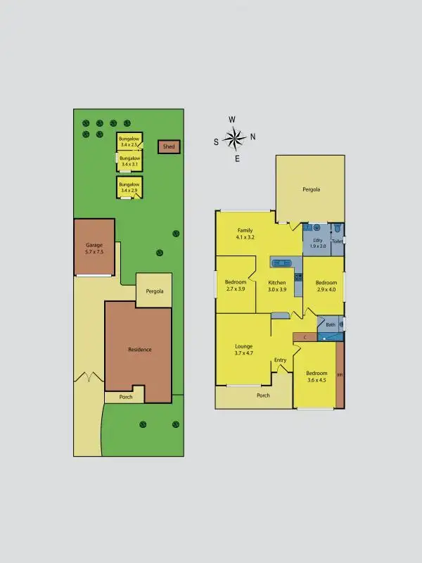 Floorplan of Homely house listing, 1 James Street, Fawkner VIC 3060