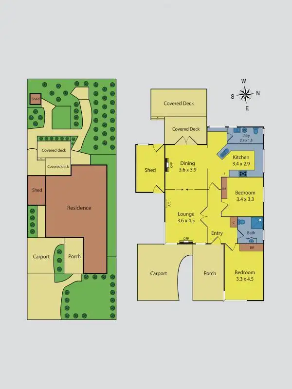 Floorplan of Homely house listing, 13 Warren Street, Pascoe Vale South VIC 3044