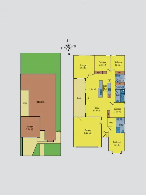 Floorplan of Homely house listing, 3 Royale Drive, Plumpton VIC 3335