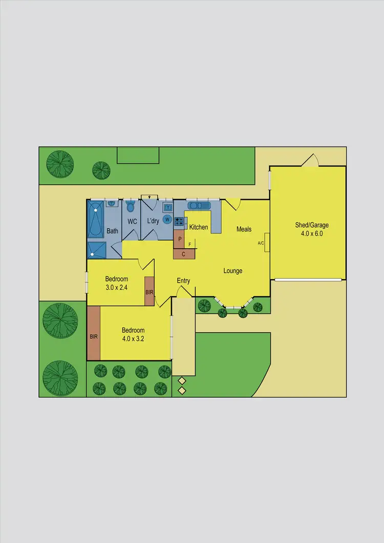 Floorplan of Homely unit listing, 7/40-42 Harker Street, Sunbury VIC 3429