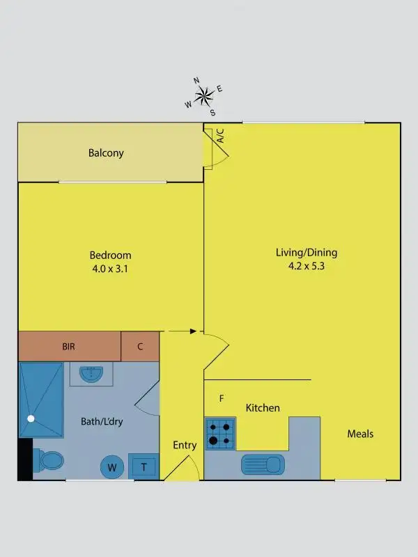Floorplan of Homely apartment listing, 3/25 Wright Street, Essendon VIC 3040