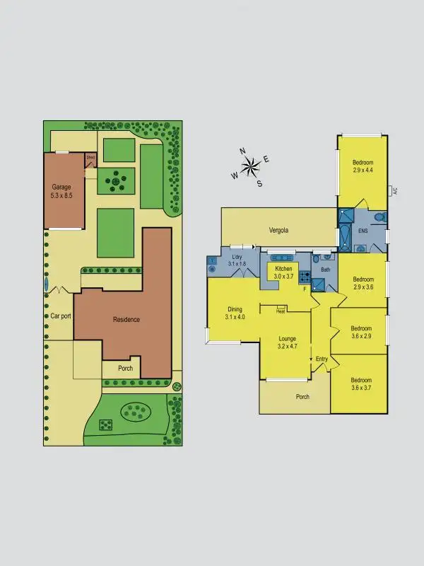 Floorplan of Homely house listing, 74 Lincoln Drive, Keilor East VIC 3033