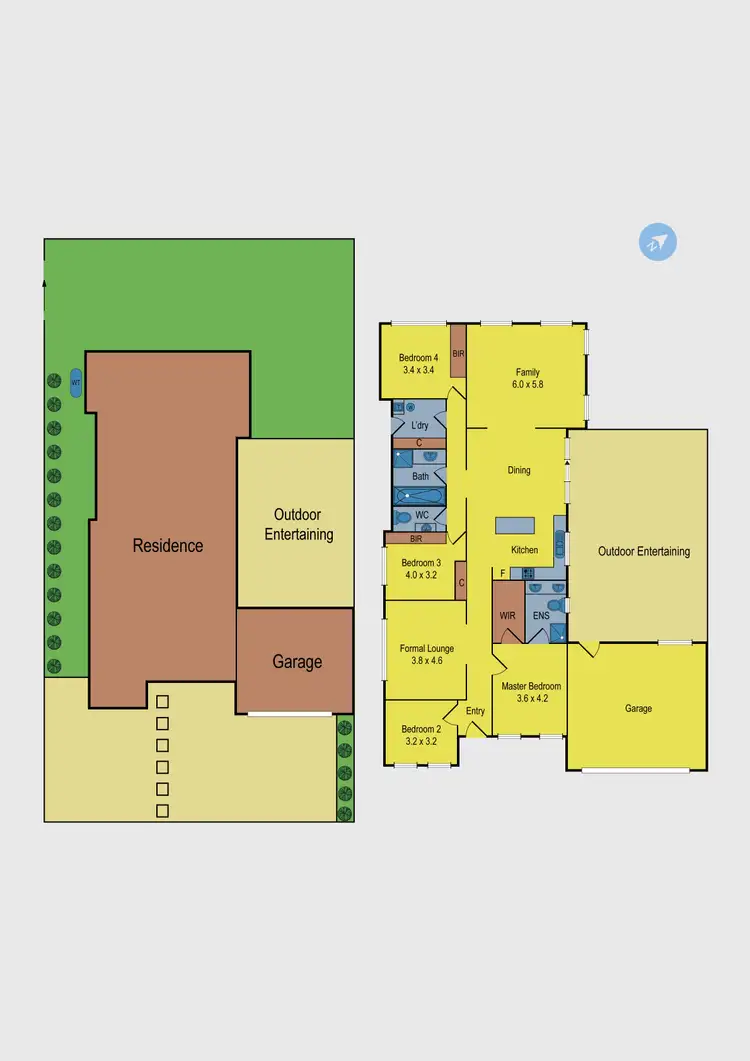 Floorplan of Homely house listing, 4 Cronulla Way, Taylors Hill VIC 3037