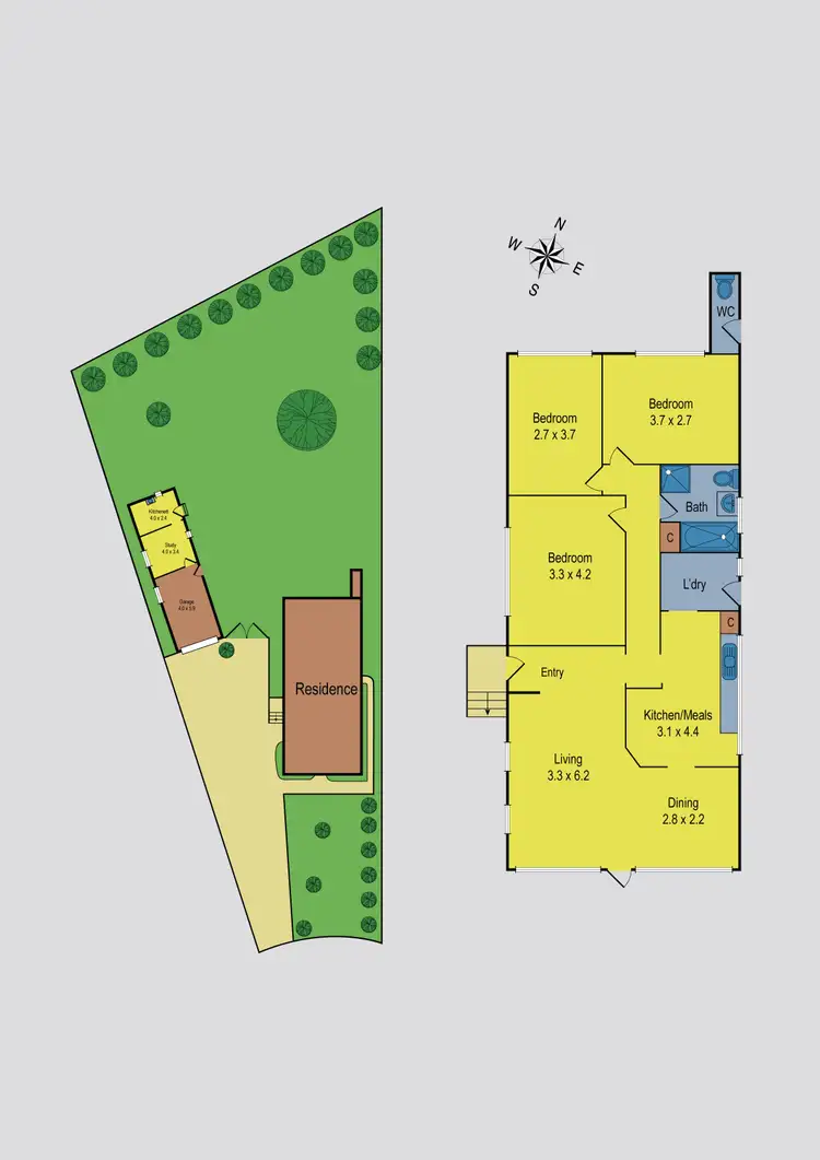 Floorplan of Homely house listing, 26 Leighton Crescent, Fawkner VIC 3060
