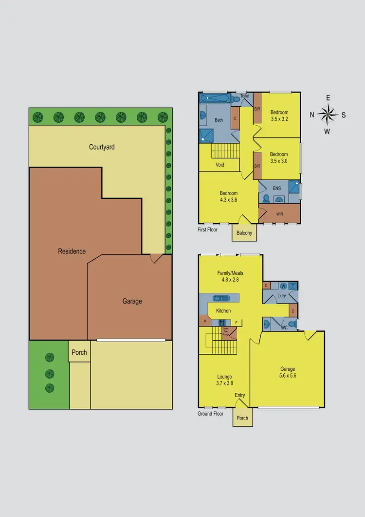 Floorplan of Homely house listing, 22 Zammit Lane, Hillside VIC 3037