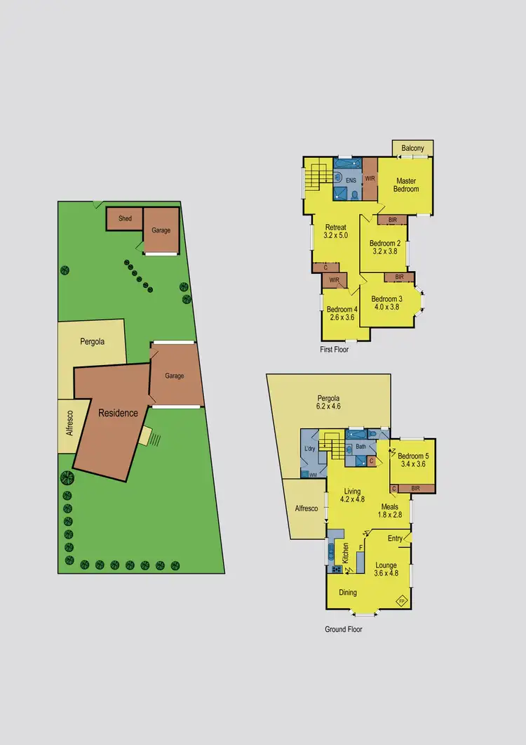 Floorplan of Homely house listing, 18 Chisholm Avenue, Attwood VIC 3049