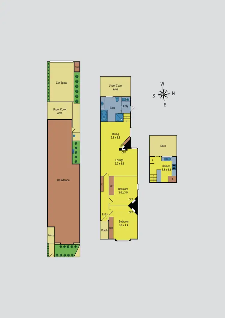 Floorplan of Homely house listing, 3 Federation Street, Ascot Vale VIC 3032