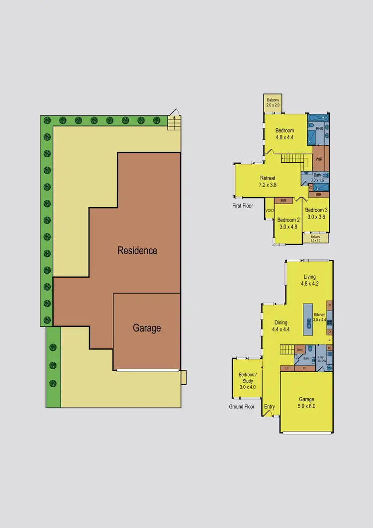 Floorplan of Homely house listing, 1 Jetty Lane, Maribyrnong VIC 3032