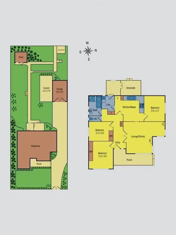 Floorplan of Homely house listing, 151 Ogilvie Street, Essendon VIC 3040