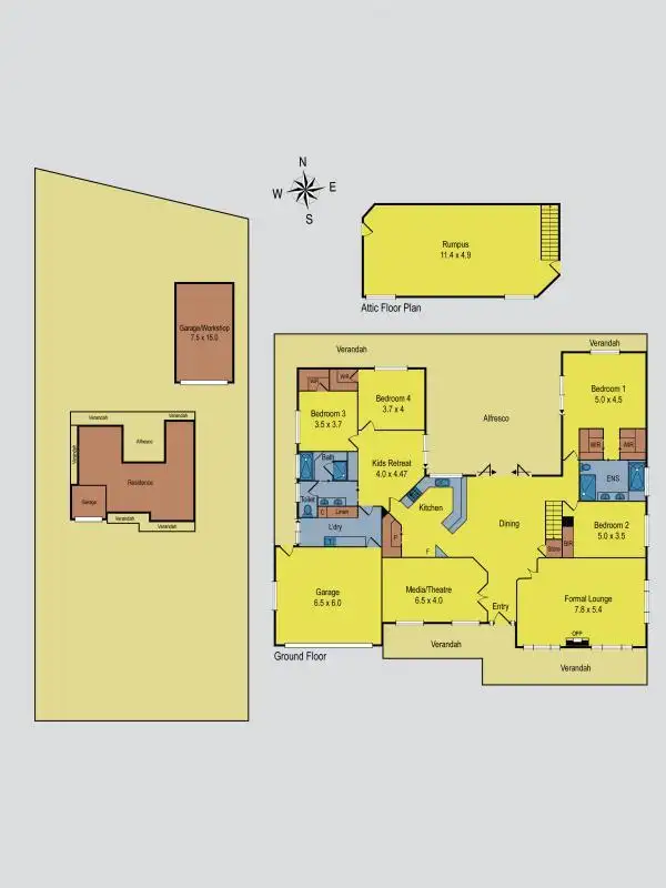 Floorplan of Homely house listing, 290 Reservoir Road, Sunbury VIC 3429