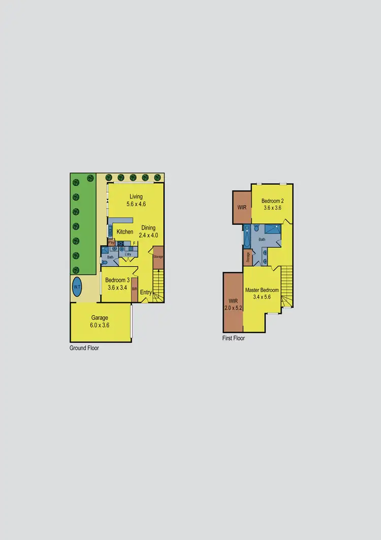 Floorplan of Homely townhouse listing, 4/154 Waterloo Road, Oak Park VIC 3046