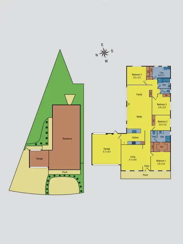 Floorplan of Homely house listing, 24 Cover Drive, Sunbury VIC 3429