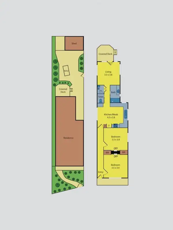 Floorplan of Homely house listing, 2 Collins Street, Essendon VIC 3040