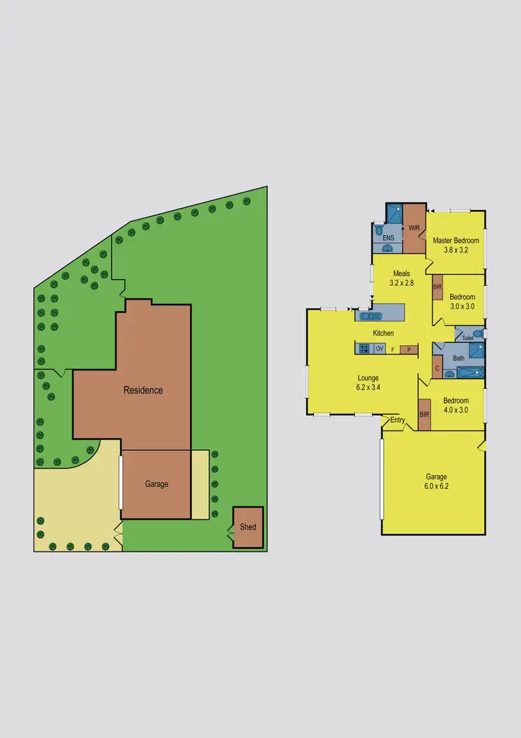 Floorplan of Homely house listing, 84 Glenbruar Drive, Hillside VIC 3037