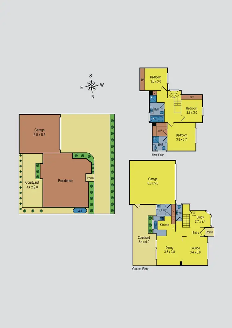 Floorplan of Homely unit listing, 2/19 Hart Street, Airport West VIC 3042