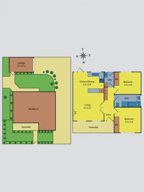 Floorplan of Homely unit listing, 1/10 Scotia Street, Moonee Ponds VIC 3039