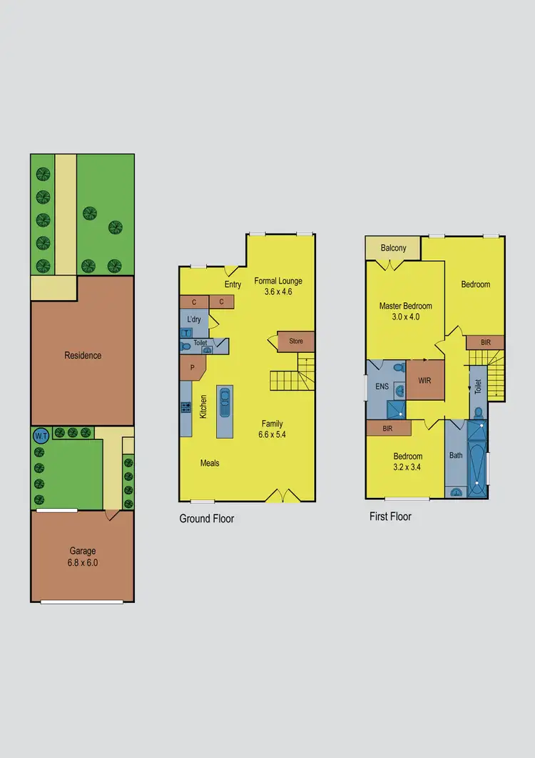 Floorplan of Homely townhouse listing, 40 Betula Terrace, Sunbury VIC 3429