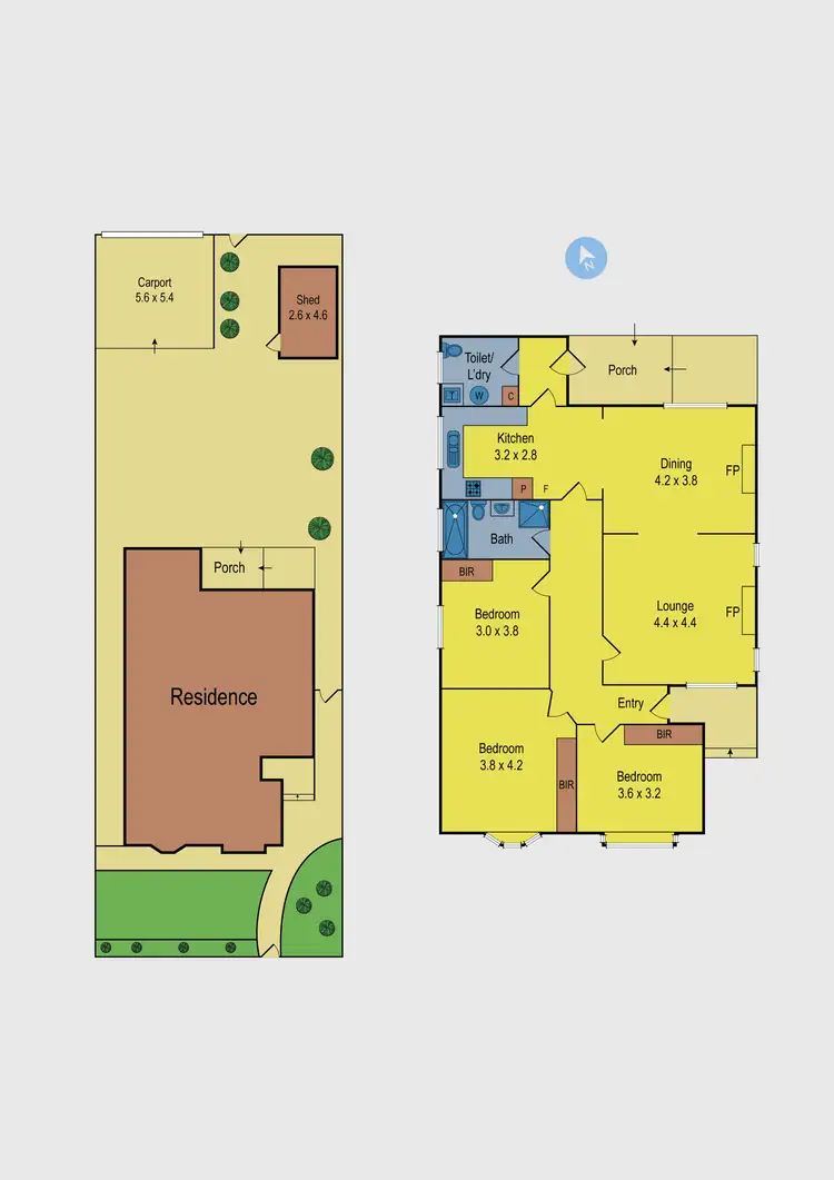 Floorplan of Homely house listing, 54 Smith Street, Brunswick West VIC 3055